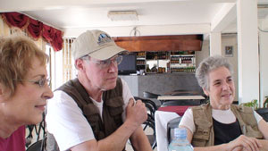 Kay and Steve Martin with Renee Waun